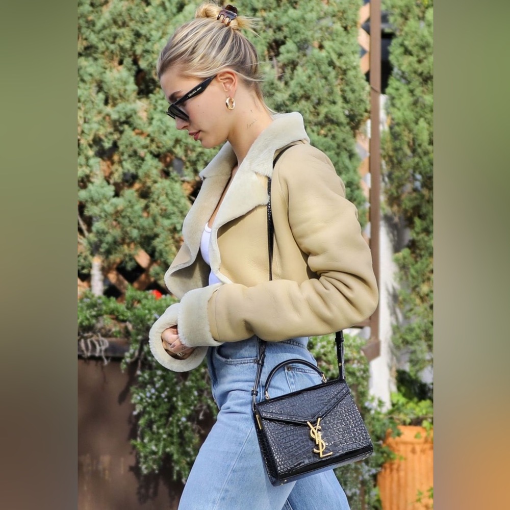 Yves Saint Laurent Cassandra top handle bag
